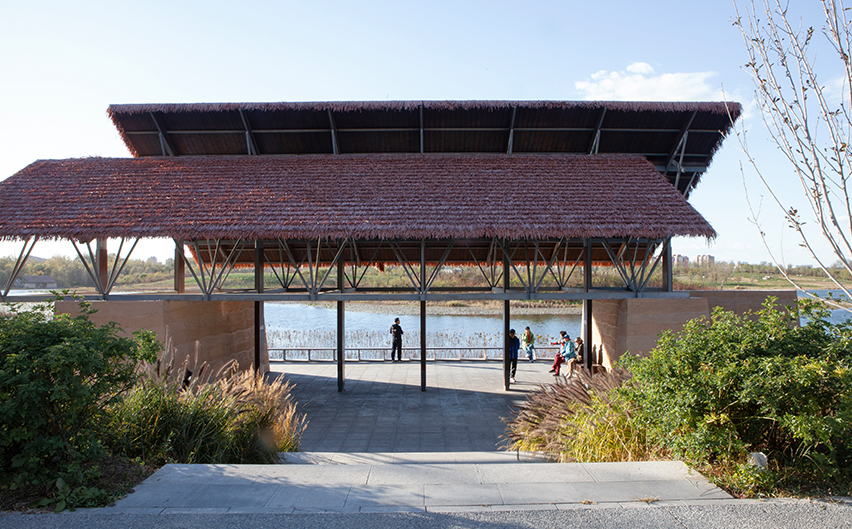 北京 南苑公园风雨廊